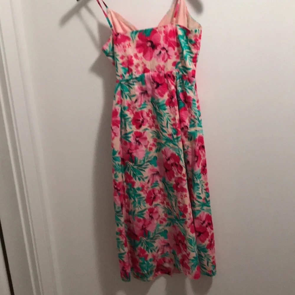 NWOT JCrew Cotton Floral Wrap Dress sz 00